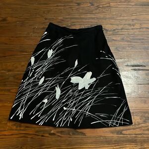 Grace Dane Lewis black a line skirt size 4